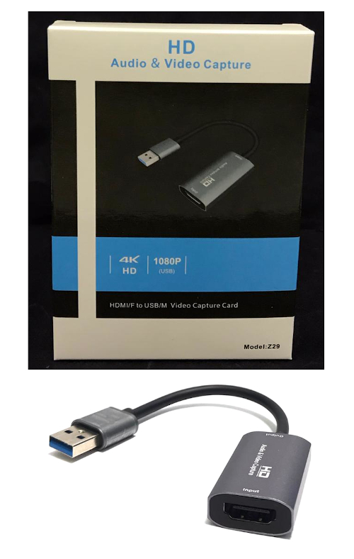 Z29 USB short cable 4K 60Hz HDMI Audio Video Capture Card